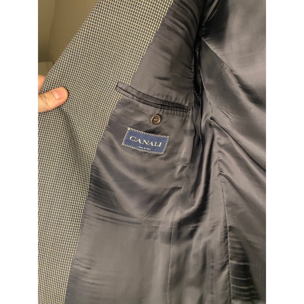 Canali Blazer Sport Coat Wool Made in Italy Jacket Size 38R - Picture 4 of 8